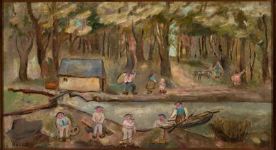 Molino junto al río de Tadeusz Makowski