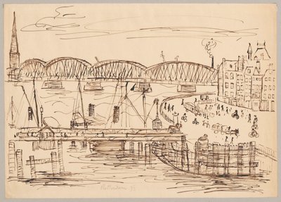 Vista de Róterdam de Tadeusz Makowski