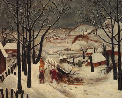 Invierno de Tadeusz Makowski