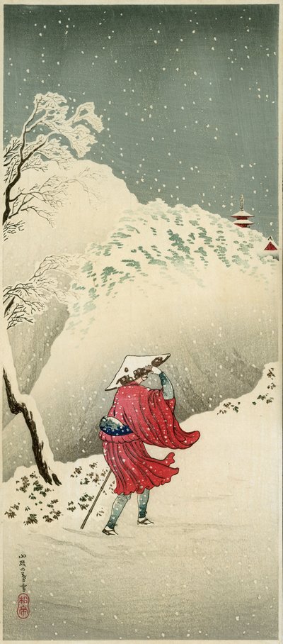 Viajero en la nieve de Takahashi  Hiroaki