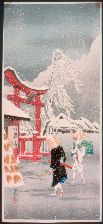 Okabe en la nieve de Takahashi Hiroaki