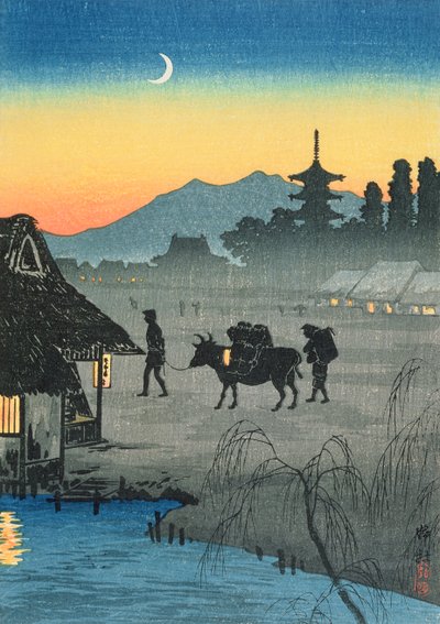 Regresando al Pueblo, años 1930 de Takahashi Hiroaki
