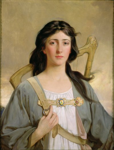 Erin, el espíritu de Irlanda, 1898 de Talbot Hughes