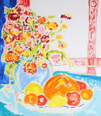 Flores y frutas de vivos colores de Tamara Jare