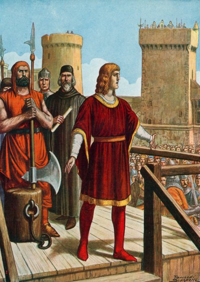 Conrado de Suabia es ejecutado, 29 de octubre de 1268 de Tancredi Scarpelli