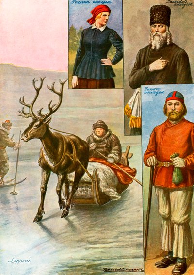 Trajes de Noruega y Laponia de Tancredi Scarpelli