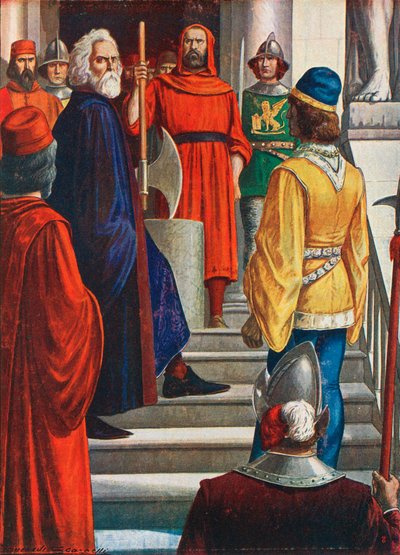 Dogo Marin Faliero que intentó un golpe en 1355 y fue decapitado de Tancredi Scarpelli