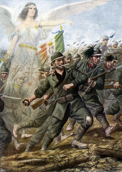 Primera Guerra Mundial: "la ofensiva del Piave en junio de 1918" Última ofensiva y gran derrota del ejército austrohúngaro - (WWI: Batalla del río Piave o Batalla del Solsticio o Batalla del Medio Junio o Segunda Batalla del río Piave en junio de 1918 de Tancredi Scarpelli