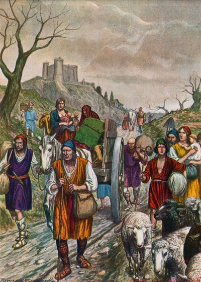 Huyendo de los musulmanes de Tancredi Scarpelli