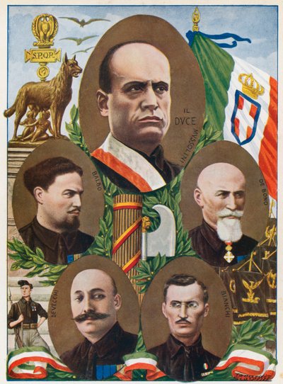 Il Duce y el Cuadrumvirato de Tancredi Scarpelli