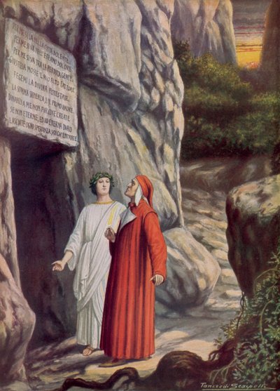 Ilustración para la Divina Comedia de Dante de Tancredi Scarpelli
