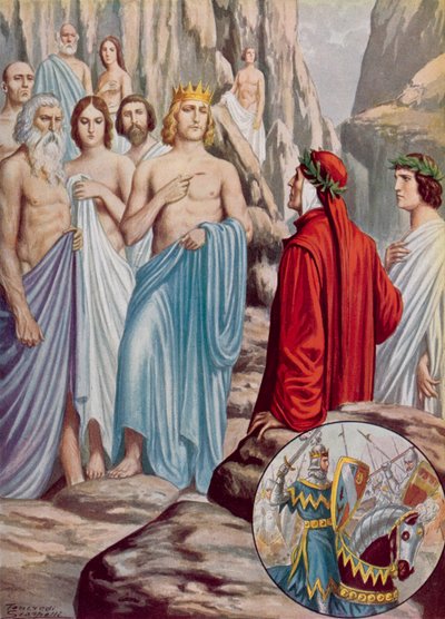 Ilustración para La Divina Comedia de Dante de Tancredi Scarpelli