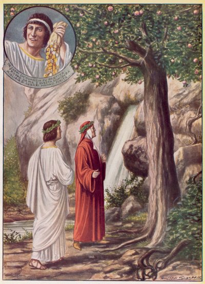 Ilustración para la Divina Comedia de Dante de Tancredi Scarpelli