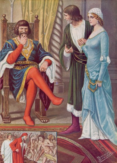 Ilustración para la Divina Comedia de Dante de Tancredi Scarpelli