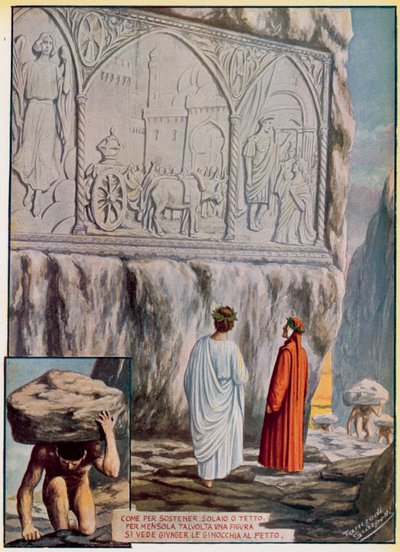 Ilustración para la Divina Comedia de Dante de Tancredi Scarpelli