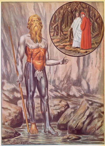 Ilustración para la Divina Comedia de Dante de Tancredi Scarpelli