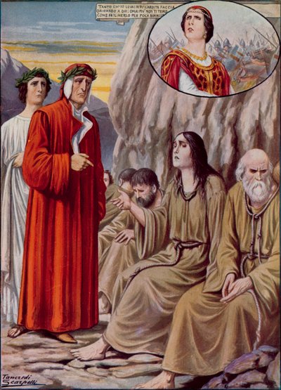 Ilustración para la Divina Comedia de Dante de Tancredi Scarpelli