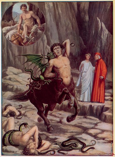 Ilustración para la Divina Comedia de Dante de Tancredi Scarpelli