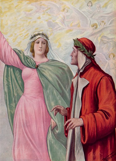 Ilustración para la Divina Comedia de Dante de Tancredi Scarpelli