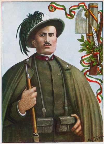 Soldado de infantería Benito Mussolini de Tancredi Scarpelli