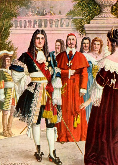 Luis XIV de Francia y su corte de Tancredi Scarpelli