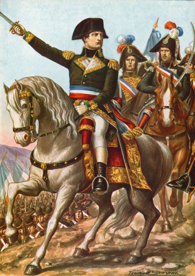 Napoleón en la primera campaña italiana, 1796 de Tancredi Scarpelli