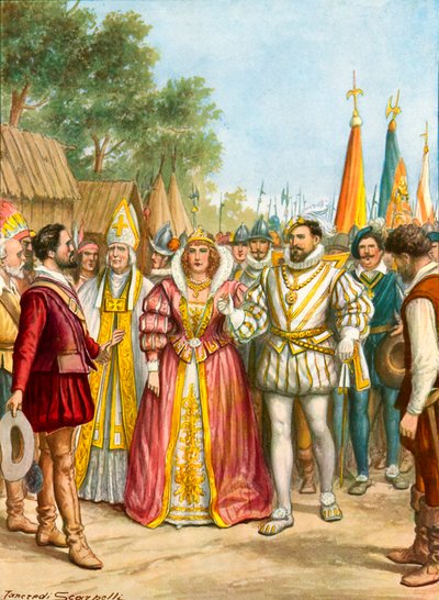 Entrada solemne en Darién de Pedrarias Dávila de Tancredi Scarpelli