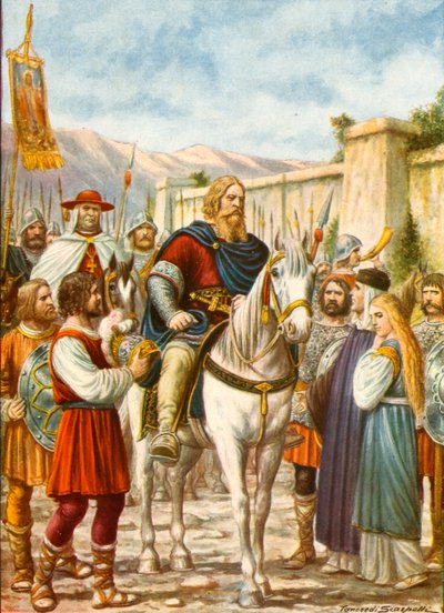 Los Longobardos de los siglos VI y VII de Tancredi Scarpelli