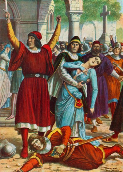 Las vísperas sicilianas, 30 de marzo de 1282 de Tancredi Scarpelli