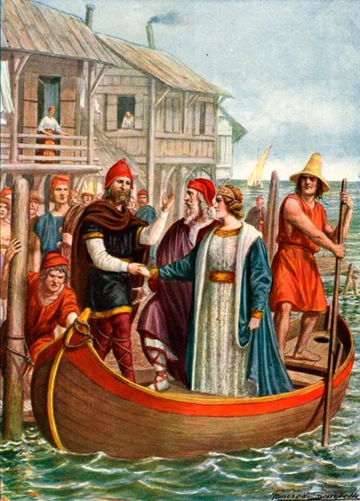 Venecia a finales del siglo VII de Tancredi Scarpelli