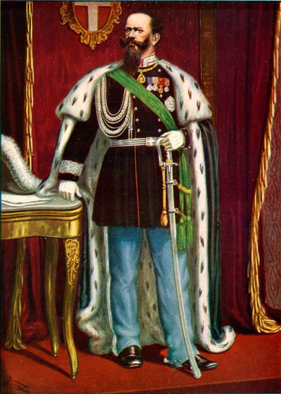 Víctor Manuel II, primer rey de Italia de Tancredi Scarpelli