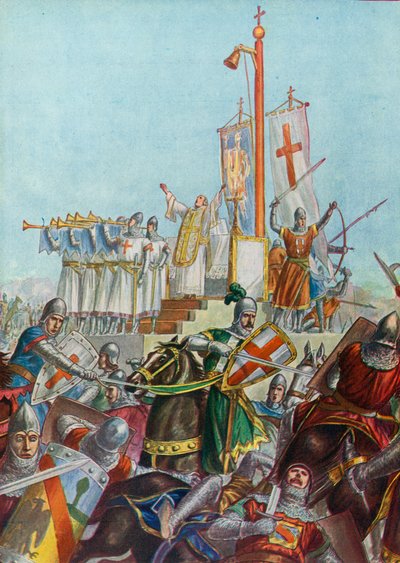 Altar de guerra usado en 1037-38 en la defensa de Milán contra Conrado II de Tancredi Scarpelli