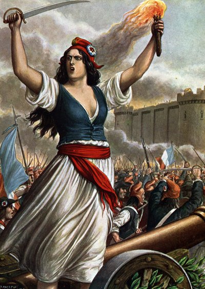 Revolución Francesa de 1789: el asalto a la Bastilla el 14 de julio de Tancredi Scarpelli