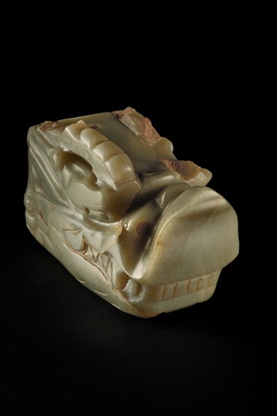 La Cabeza de Dragón de Jade Junkunc de Tang Dynasty Chinese School