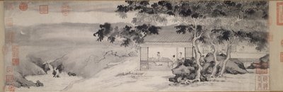 Bebiendo de noche, dinastía Ming, c.1520-23 de Yin Tang