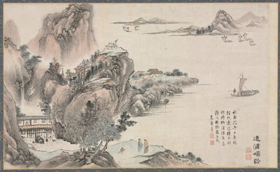 Una de Ocho Vistas de los Ríos Xiao y Xiang de Tani Bunch