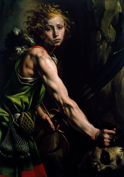 David con la cabeza de Goliat de Tanzio da Varallo