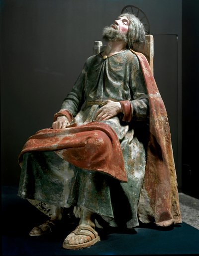 El ángel anunciando a José el nacimiento de Jesús (detalle) de Tanzio da Varallo