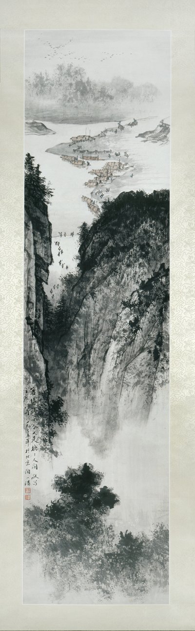 Paisaje fluvial de Tao Yiqing