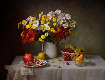 Flores y frutas de otoño de Tatyana Skorokhod
