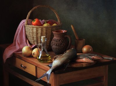 La abundancia de una cocina rústica de Tatyana Skorokhod