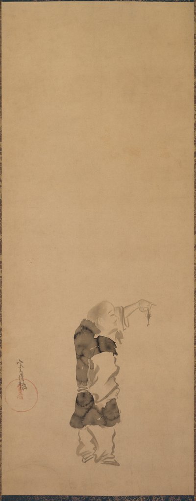 Kenshu, monje con camarón, c. 1600-1640 de Tawaraya Sotatsu