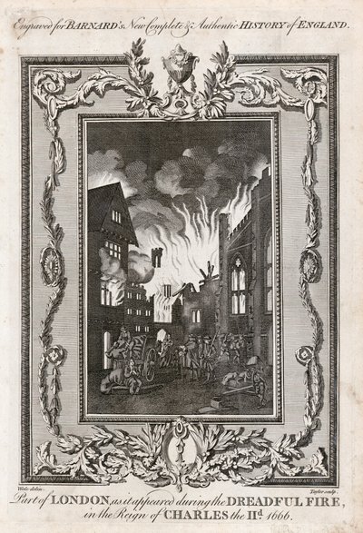 Gran Incendio de Londres, 1666 de Taylor