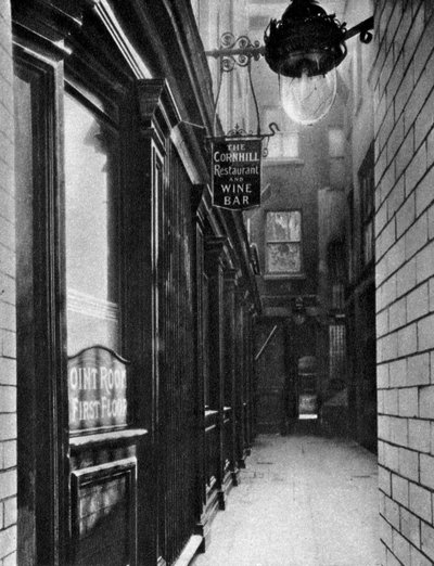 La taberna George and Vulture, Londres, 1926-1927 de Taylor