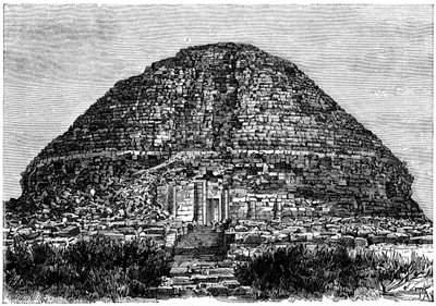 Tumba de la Dama Cristiana, Kolea, Argelia, c1890 de Taylor