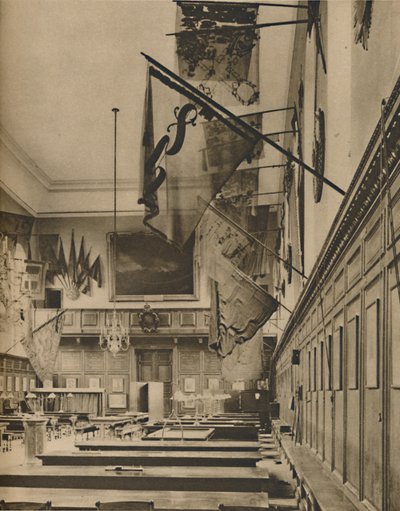 Donde los pensionistas cenan bajo colores gloriosamente desgarrados, c1935 de Taylor