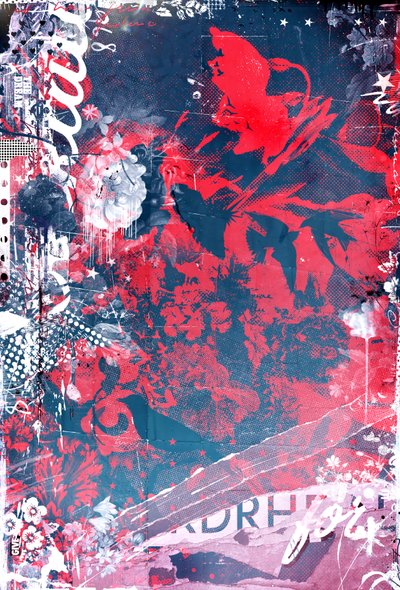 Más allá del ocio, 2015 (Collage sobre lienzo) de Teis Albers