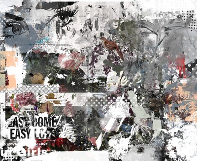 Easy Come Easy Go, 2017 (Collage sobre lienzo) de Teis Albers