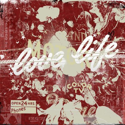 Love Life, 2015 (Collage sobre lienzo) de Teis Albers