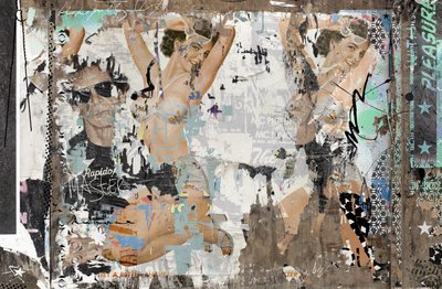 Taste of life, 2015 (Collage sobre lienzo) de Teis Albers